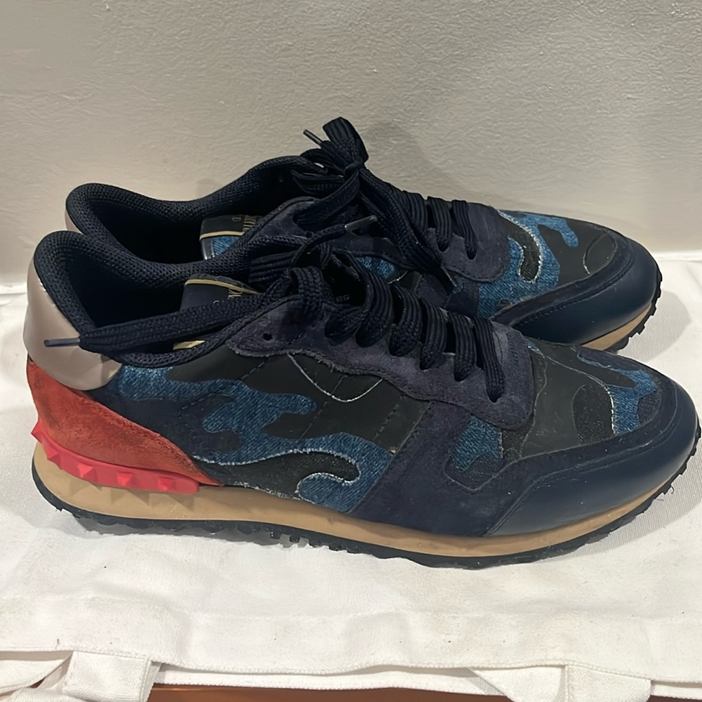 Blue Valentino garavani sneakers
